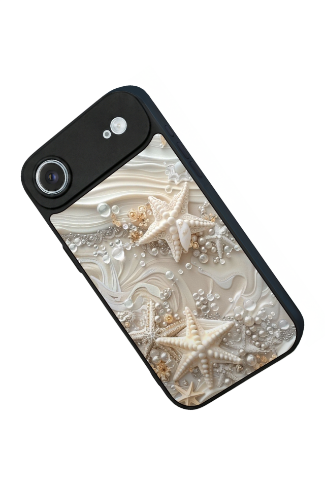 iPhone 17 Air Uyumlu  İnci Tasarımlı Glossy Premium Kılıf