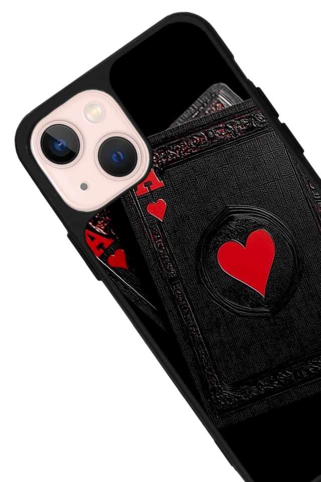 iPhone 13 Mini Uyumlu Kart Tasarımlı Glossy Premium Kılıf