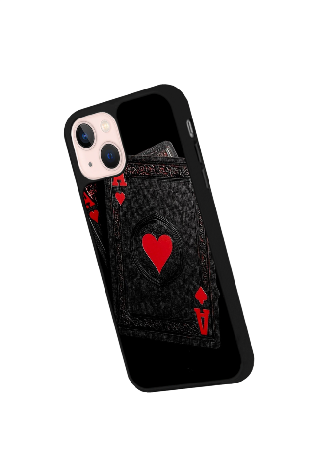 iPhone 13 Mini Uyumlu Kart Tasarımlı Glossy Premium Kılıf