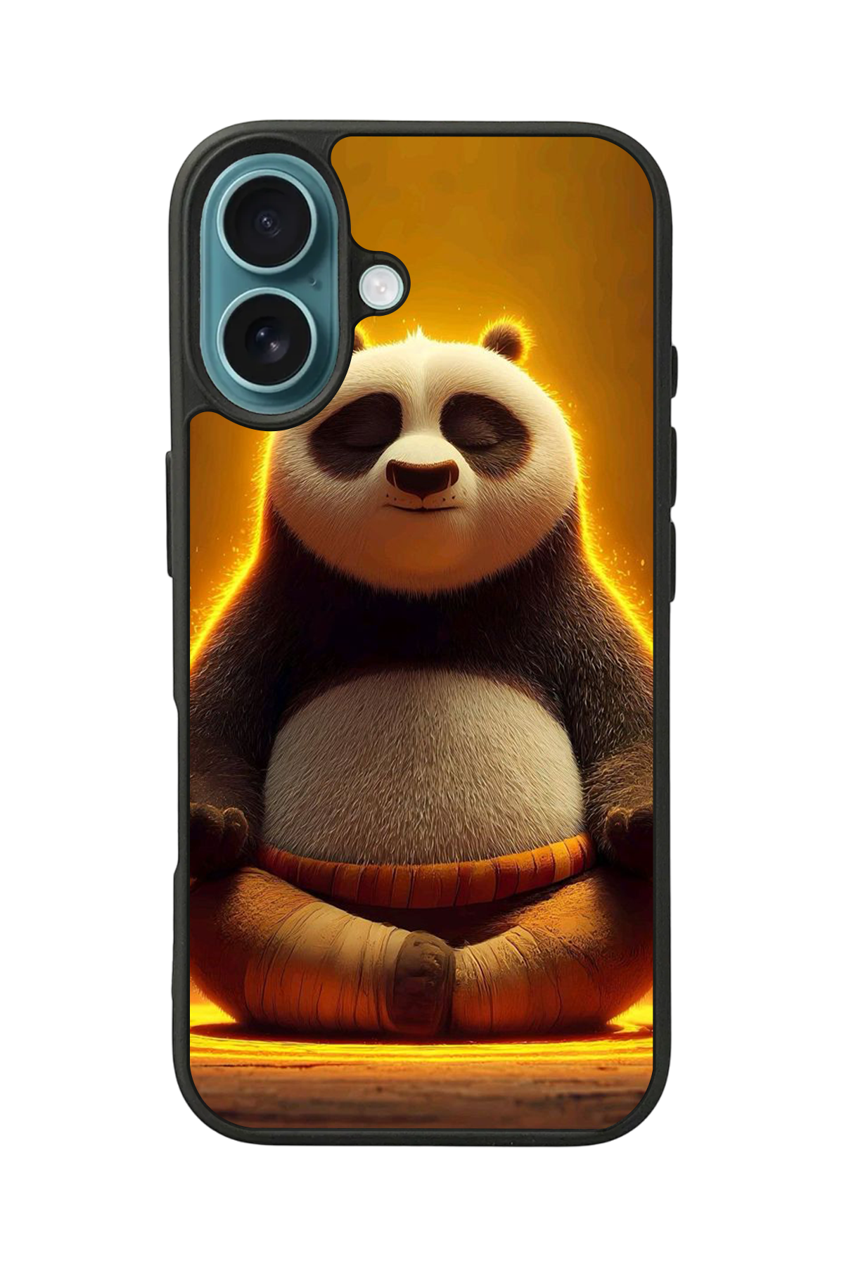 iPhone 16 Plus Uyumlu Kung Fu Panda Tasarımlı Glossy Premium Kılıf