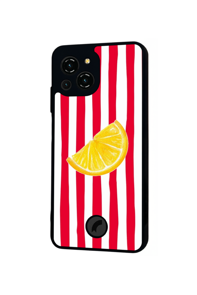 Reeder S23 Pro Max Uyumlu Limon Tasarımlı Glossy Premium Kılıf