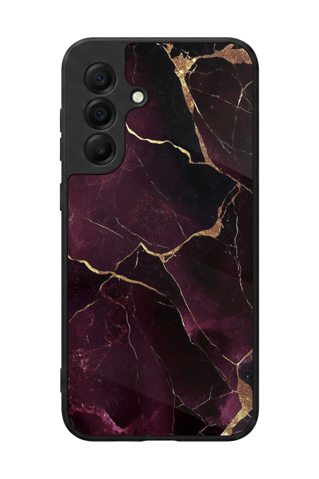 Samsung Galaxy A17 Uyumlu Mermer Marble Tasarımlı Glossy Premium Kılıf