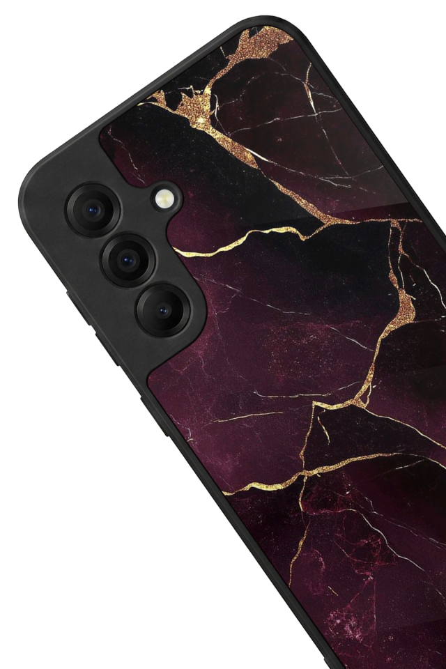 Samsung Galaxy A17 Uyumlu Mermer Marble Tasarımlı Glossy Premium Kılıf