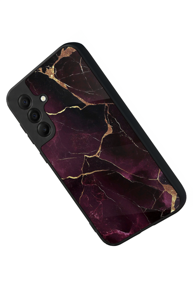 Samsung Galaxy A17 Uyumlu Mermer Marble Tasarımlı Glossy Premium Kılıf