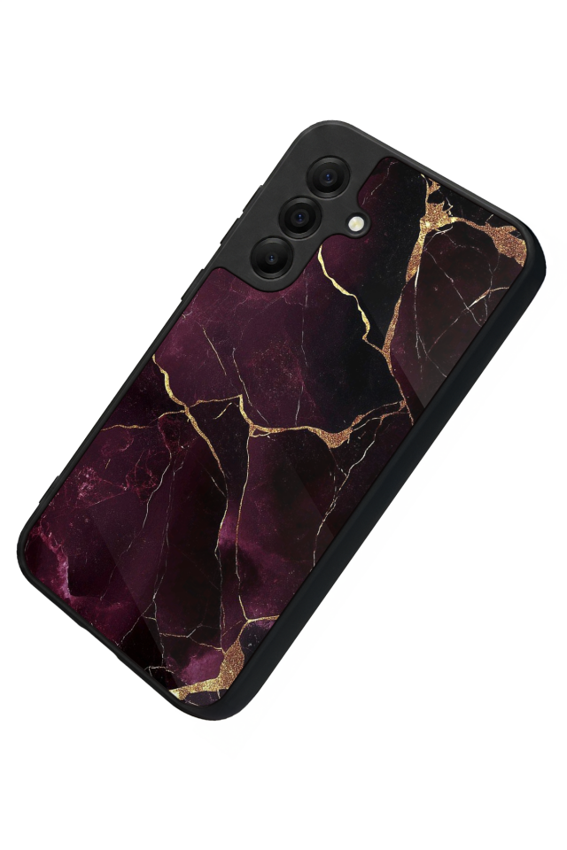 Samsung Galaxy A17 Uyumlu Mermer Marble Tasarımlı Glossy Premium Kılıf