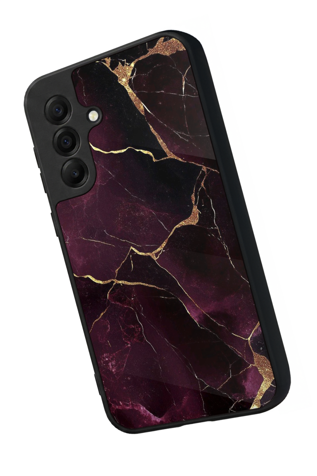 Samsung Galaxy A17 Uyumlu Mermer Marble Tasarımlı Glossy Premium Kılıf
