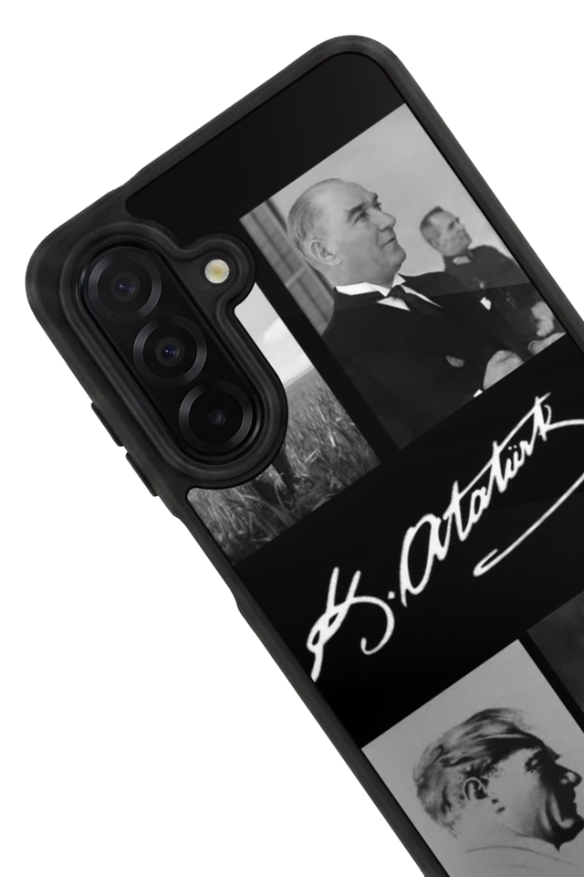 Samsung Galaxy A36 Uyumlu Mustafa Kemal Ataturk Tasarımlı Glossy Premium Kılıf