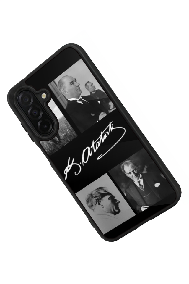 Samsung Galaxy A36 Uyumlu Mustafa Kemal Ataturk Tasarımlı Glossy Premium Kılıf