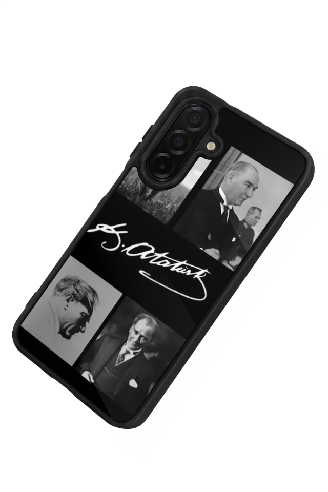 Samsung Galaxy A36 Uyumlu Mustafa Kemal Ataturk Tasarımlı Glossy Premium Kılıf