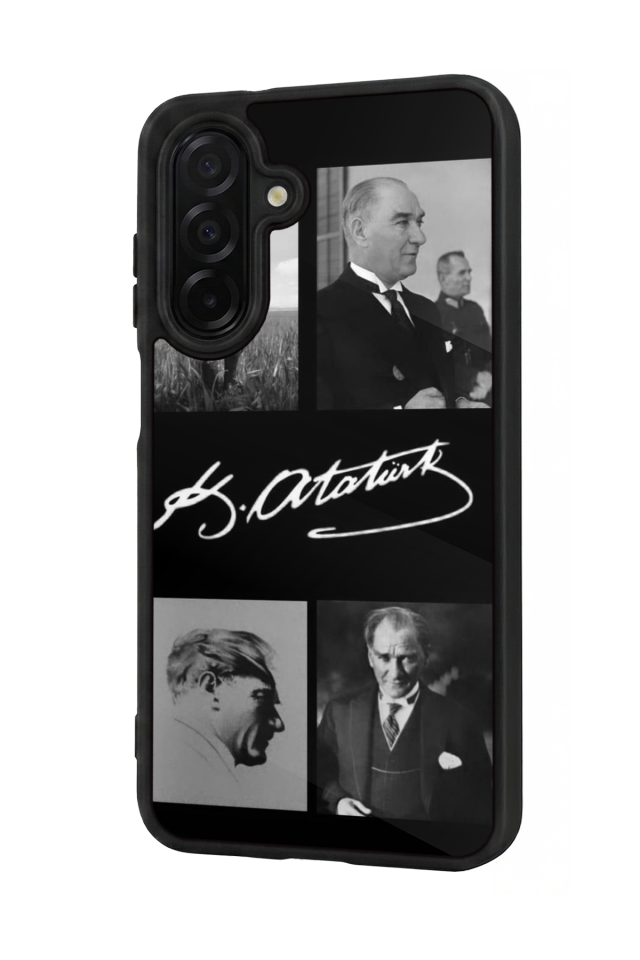 Samsung Galaxy A36 Uyumlu Mustafa Kemal Ataturk Tasarımlı Glossy Premium Kılıf