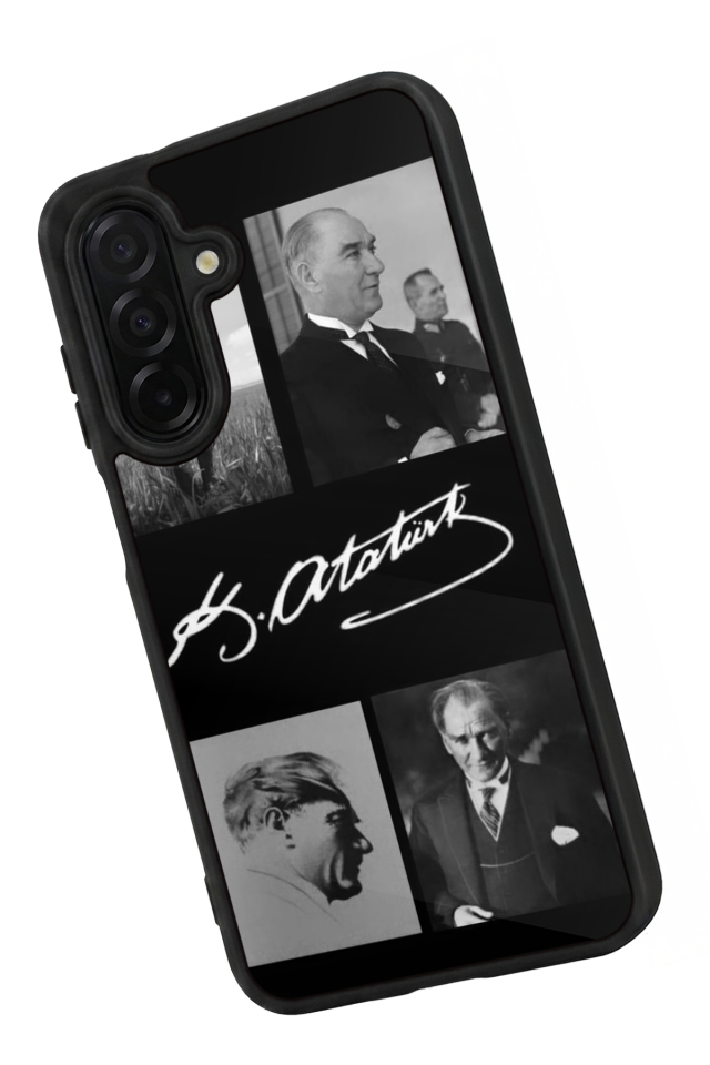 Samsung Galaxy A36 Uyumlu Mustafa Kemal Ataturk Tasarımlı Glossy Premium Kılıf
