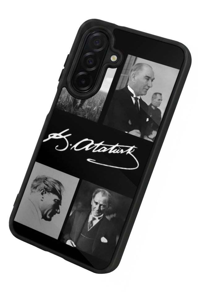 Samsung Galaxy A36 Uyumlu Mustafa Kemal Ataturk Tasarımlı Glossy Premium Kılıf