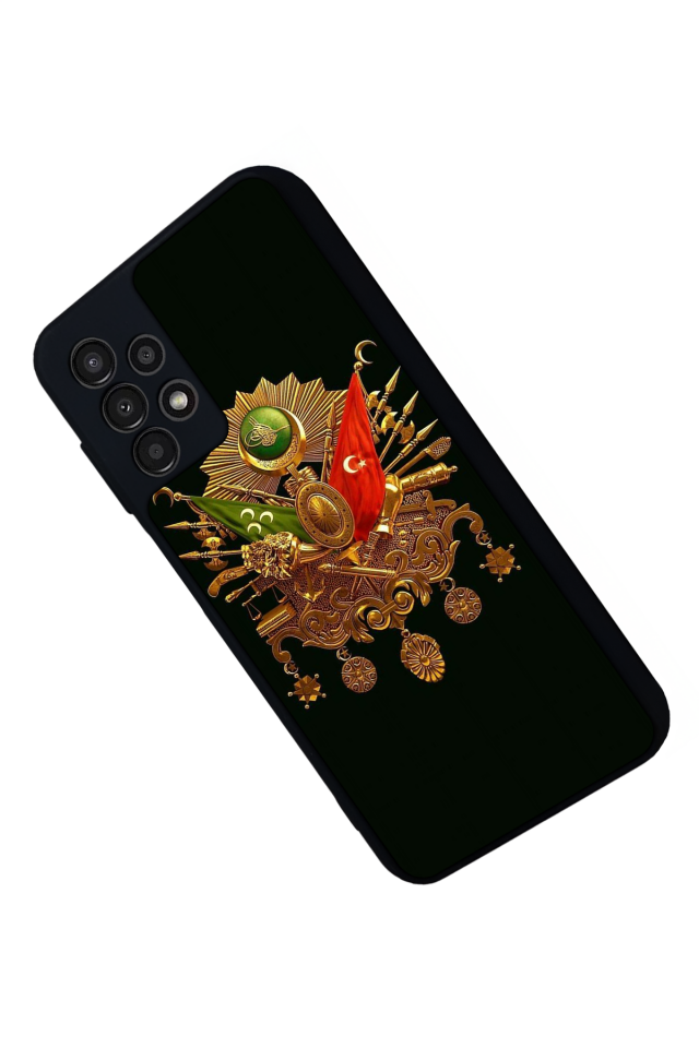 Samsung Galaxy A23 Uyumlu Osmanli Tugrasi Tasarımlı Glossy Premium Kılıf