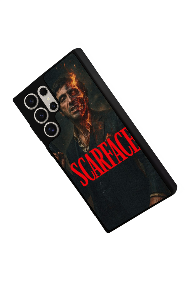 Samsung Galaxy S24 Ultra Uyumlu Scarface Tasarımlı Glossy Premium Kılıf