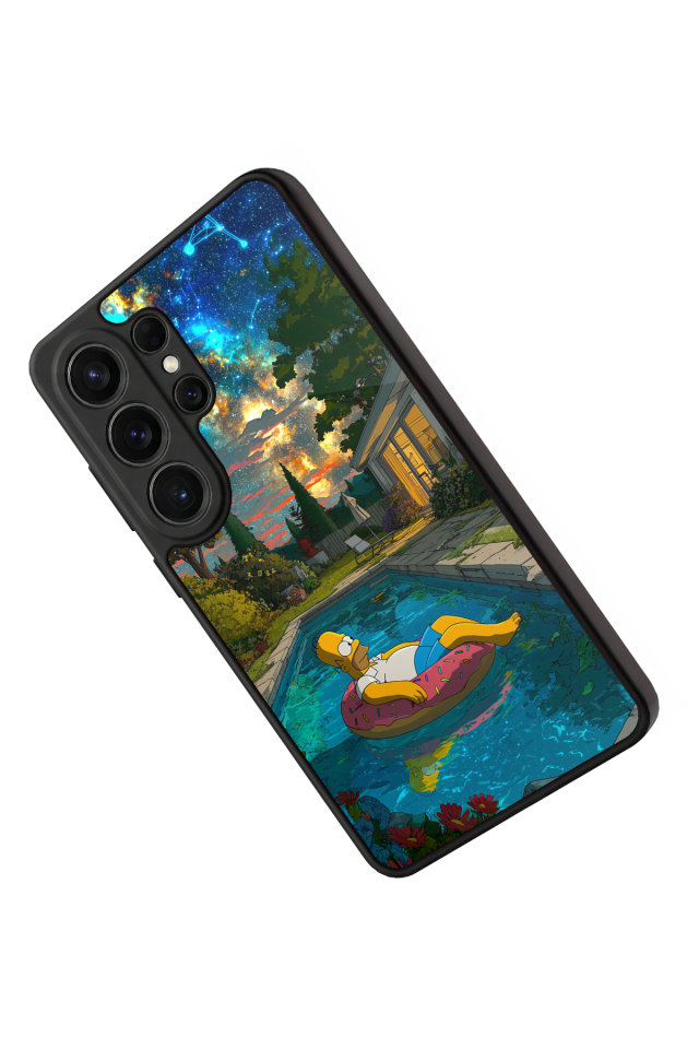 Samsung Galaxy S26 Ultra Uyumlu The Simpsons Tasarımlı Glossy Premium Kılıf