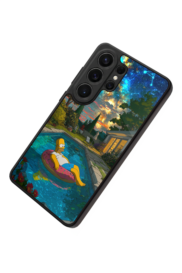 Samsung Galaxy S26 Ultra Uyumlu The Simpsons Tasarımlı Glossy Premium Kılıf
