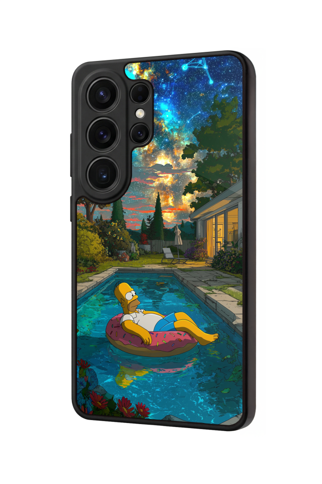 Samsung Galaxy S26 Ultra Uyumlu The Simpsons Tasarımlı Glossy Premium Kılıf