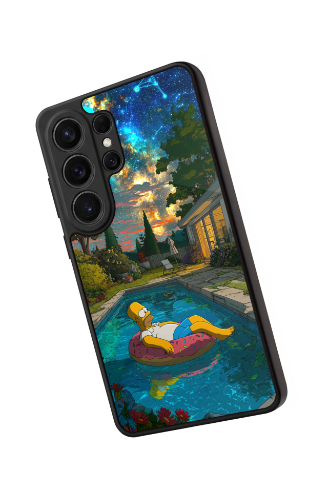 Samsung Galaxy S26 Ultra Uyumlu The Simpsons Tasarımlı Glossy Premium Kılıf
