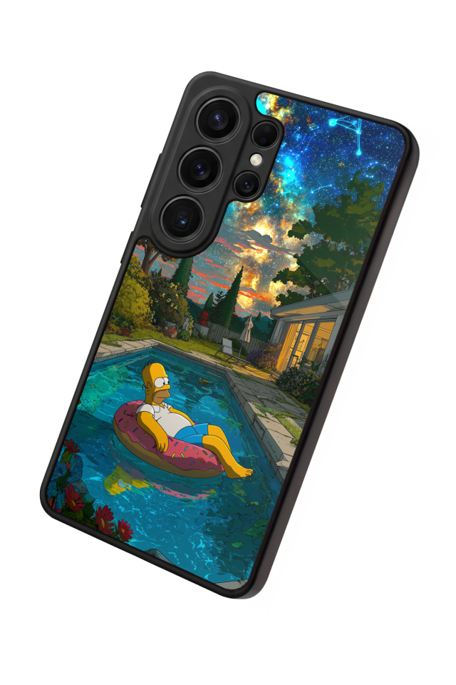 Samsung Galaxy S26 Ultra Uyumlu The Simpsons Tasarımlı Glossy Premium Kılıf
