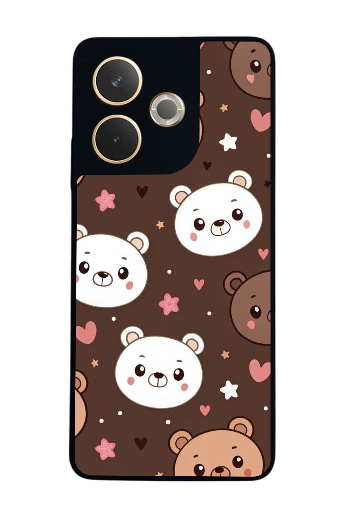 Oppo A5 Pro Uyumlu Ayı Tasarımlı Glossy Premium Kılıf