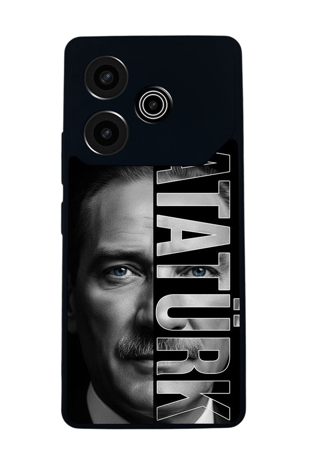 Tecno Pova 6 Uyumlu Mustafa Kemal Ataturk Tasarımlı Glossy Premium Kılıf