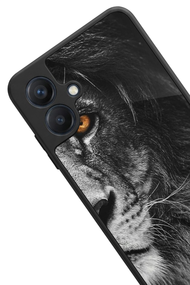 Samsung Galaxy A07 Uyumlu Aslan Tasarımlı Glossy Premium Kılıf