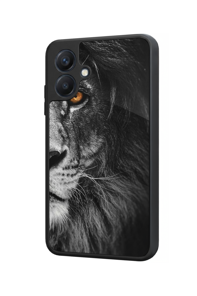 Samsung Galaxy A07 Uyumlu Aslan Tasarımlı Glossy Premium Kılıf