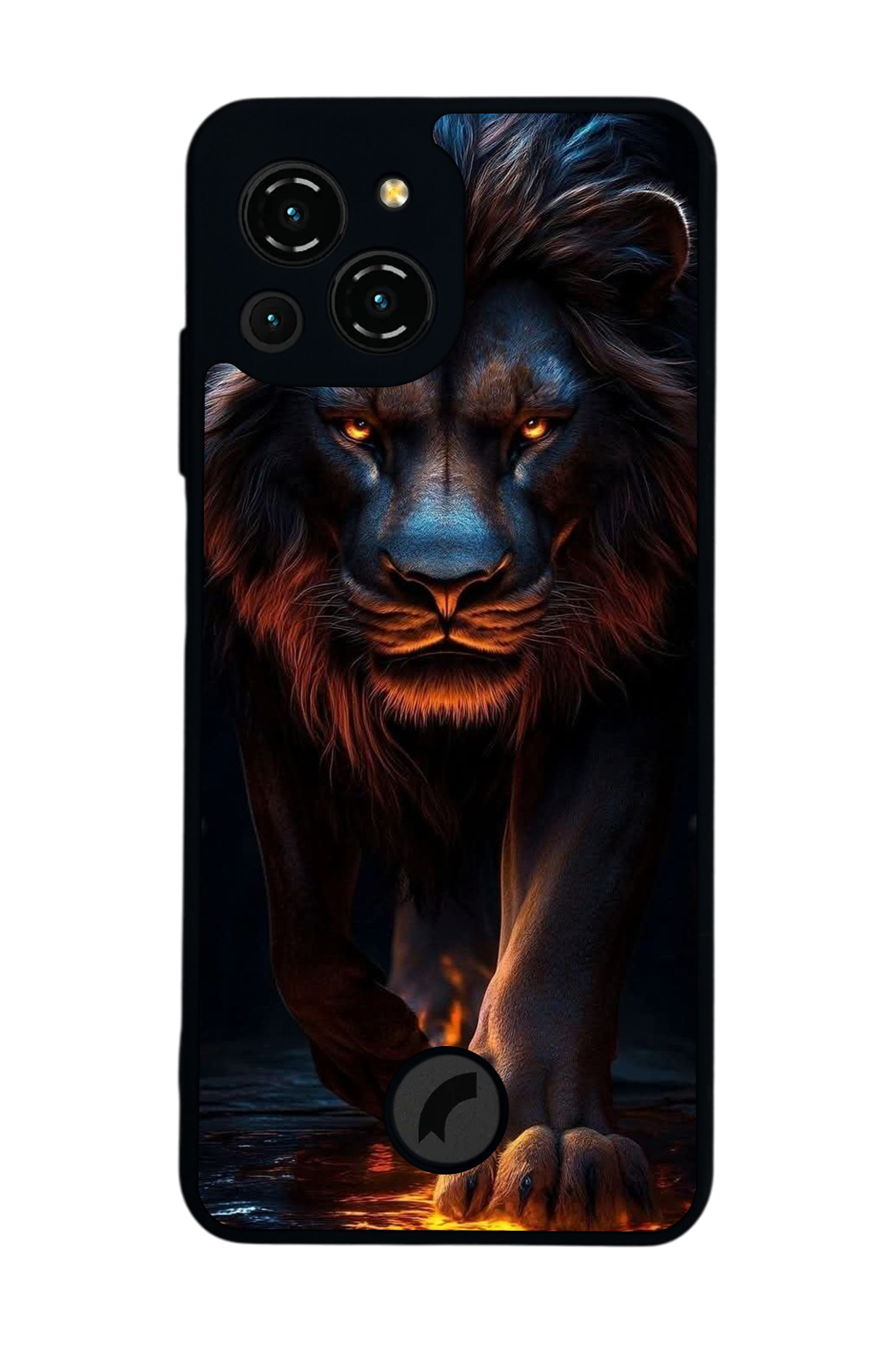 Reeder S23 Pro Max Uyumlu Aslan Tasarımlı Glossy Premium Kılıf