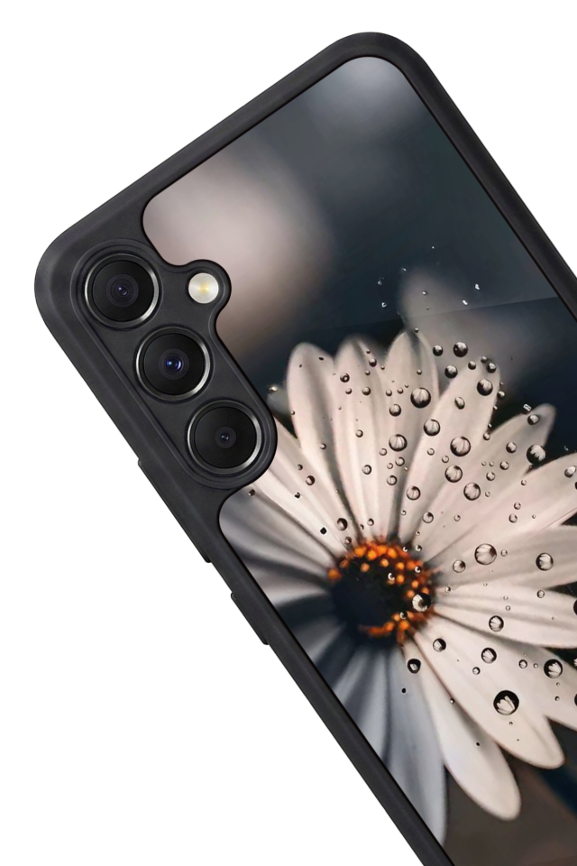 Samsung Galaxy M34 Uyumlu Cicek Tasarımlı Glossy Premium Kılıf