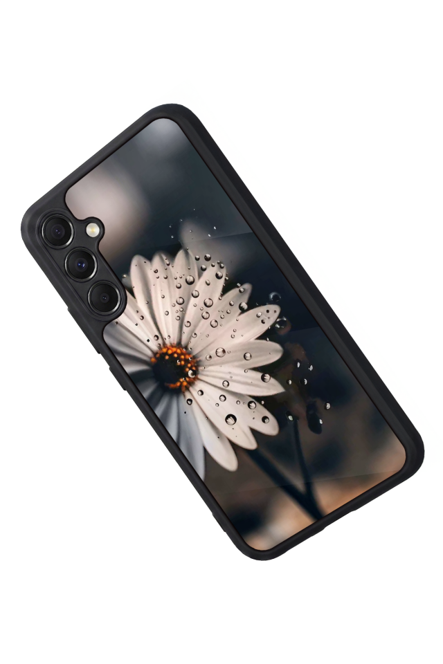 Samsung Galaxy M34 Uyumlu Cicek Tasarımlı Glossy Premium Kılıf
