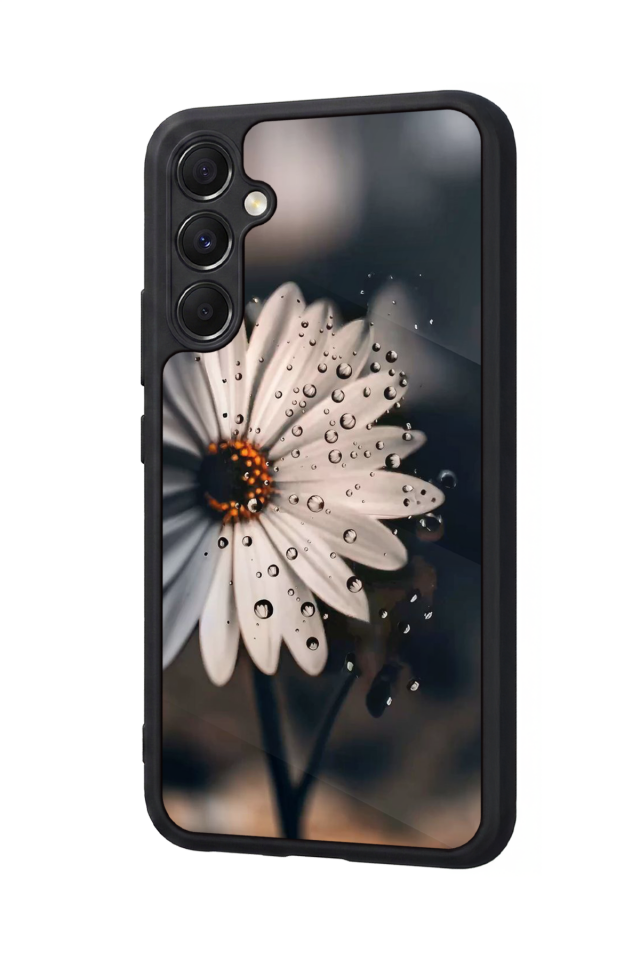 Samsung Galaxy M34 Uyumlu Cicek Tasarımlı Glossy Premium Kılıf