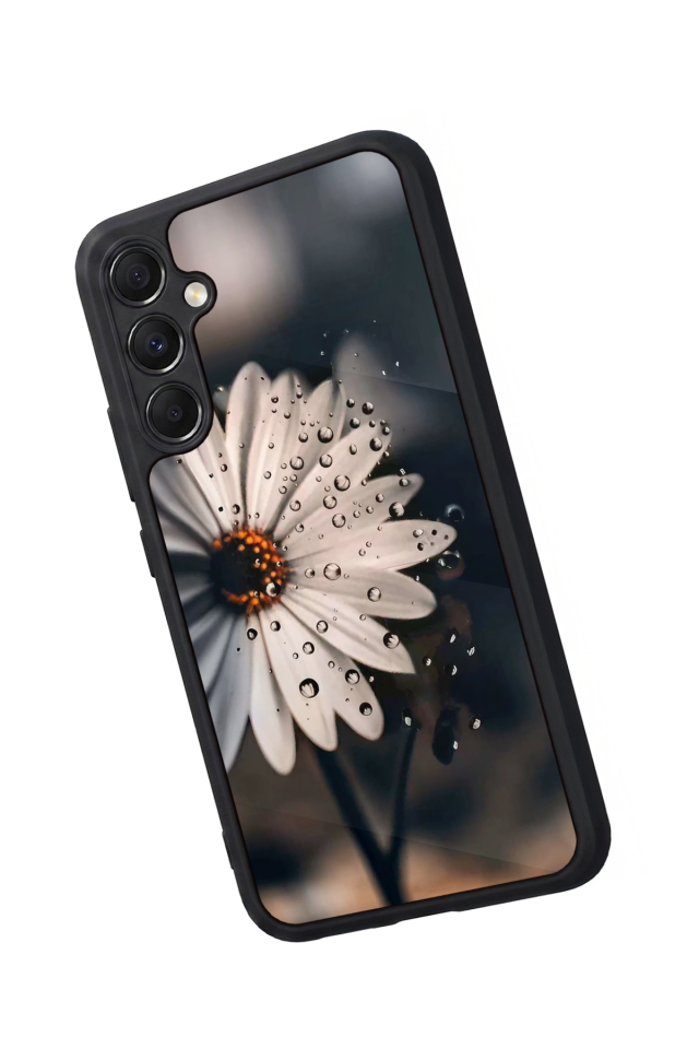 Samsung Galaxy M34 Uyumlu Cicek Tasarımlı Glossy Premium Kılıf