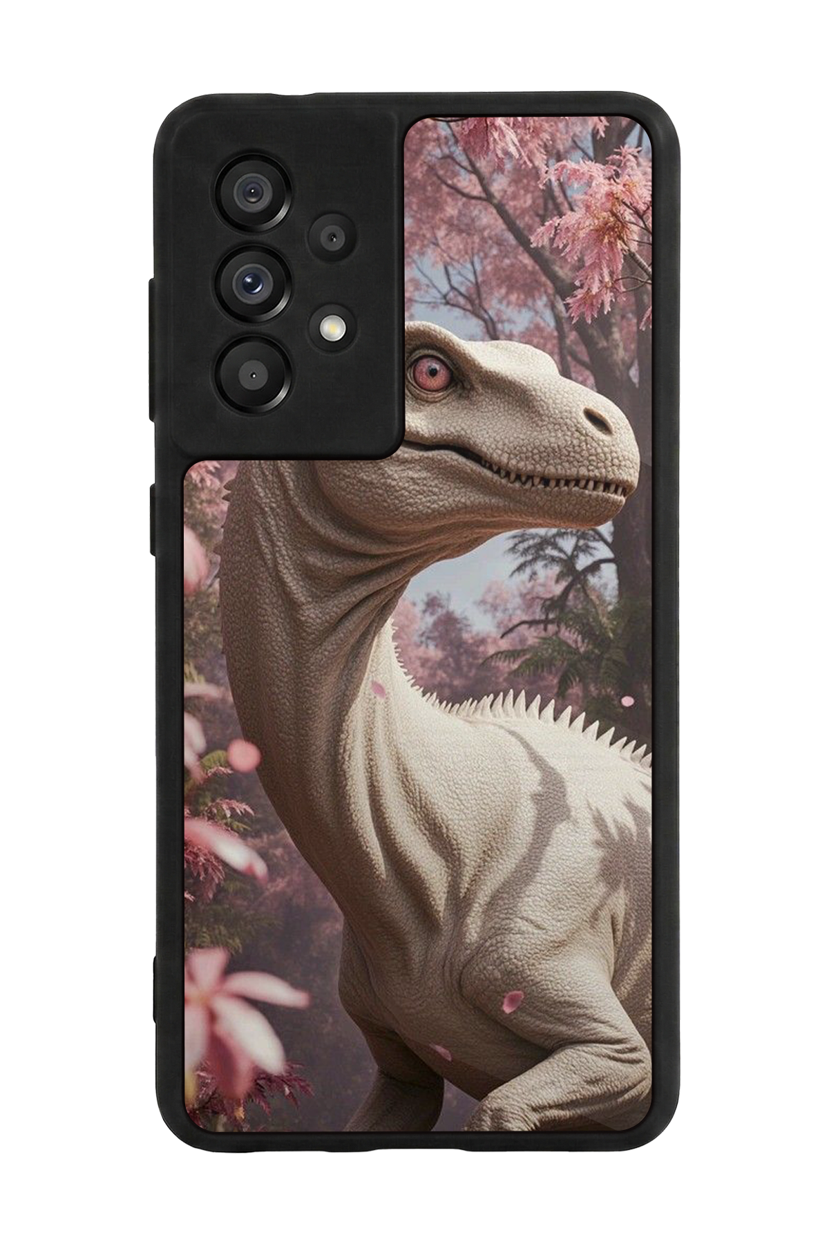 Samsung Galaxy A73 Uyumlu Dinazor Tasarımlı Glossy Premium Kılıf