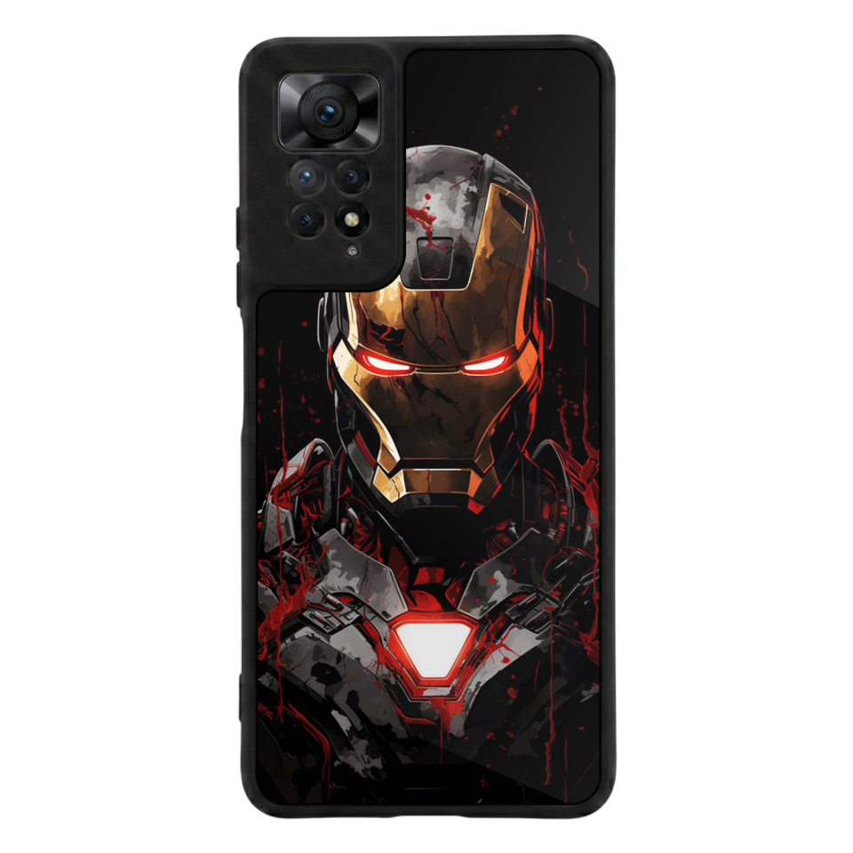 Xiaomi Redmi Note 12 Pro Uyumlu  Iron Man ( Demir Adam ) Tasarımlı Glossy Premium Kılıf