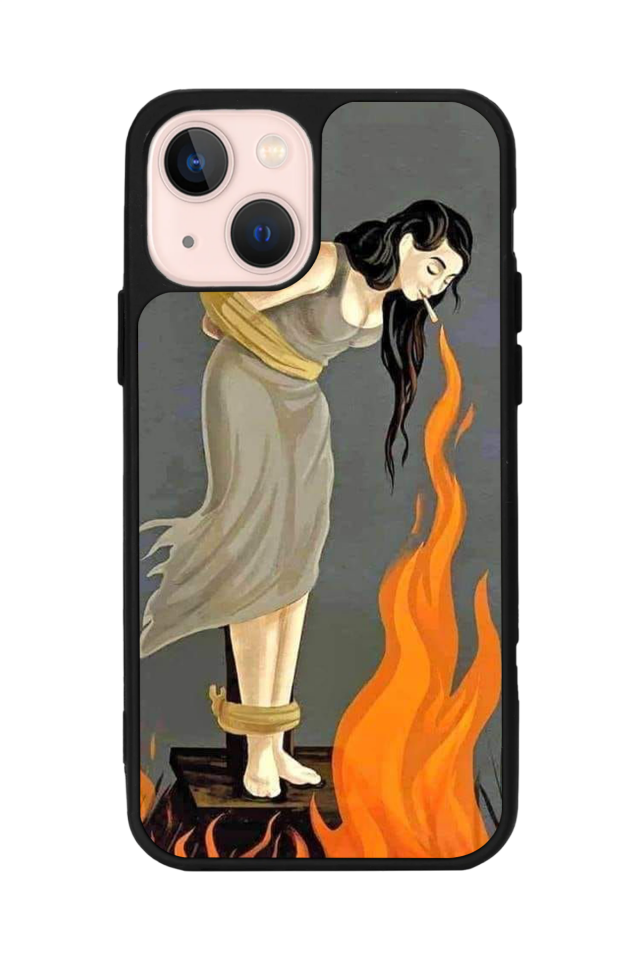 iPhone 15 Plus Uyumlu Kalp Love Tasarımlı Glossy Premium Kılıf