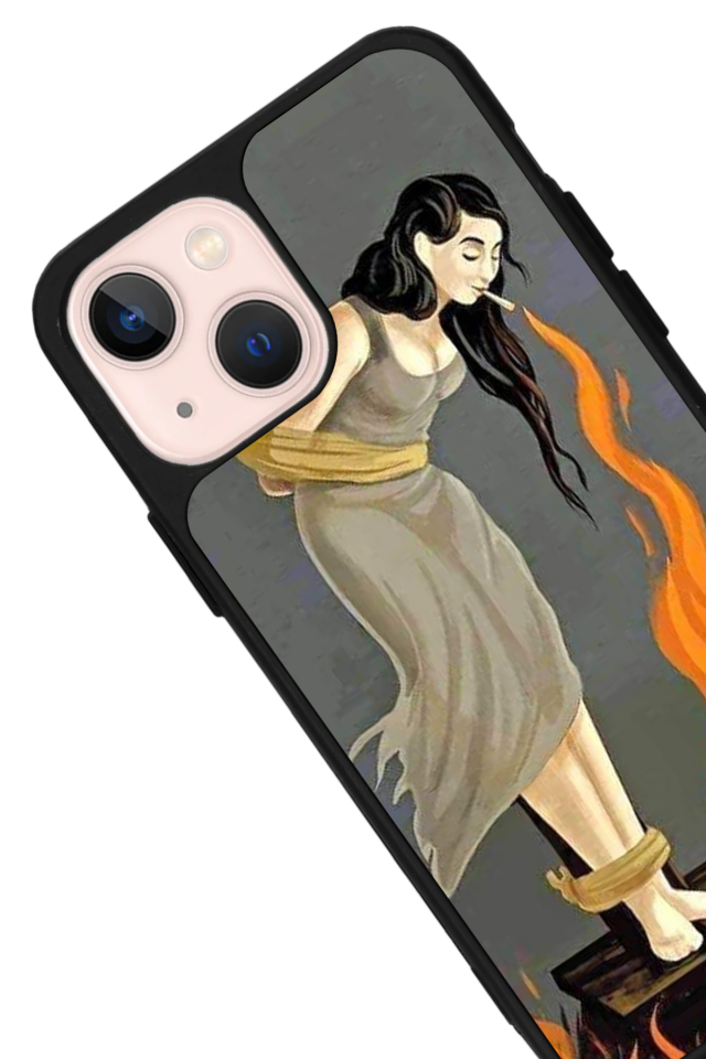 iPhone 15 Plus Uyumlu Kalp Love Tasarımlı Glossy Premium Kılıf