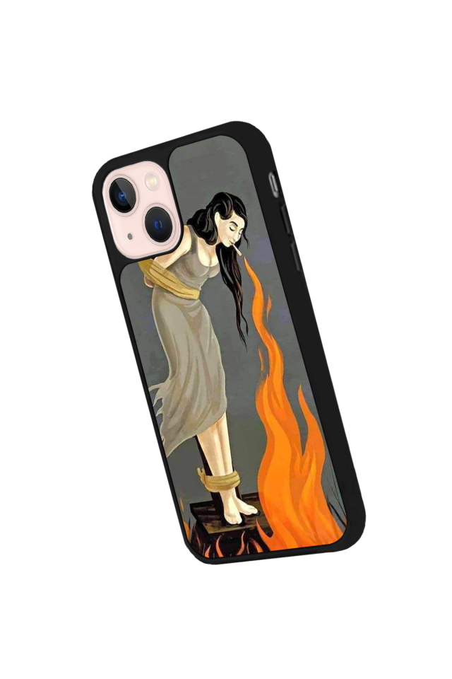 iPhone 15 Plus Uyumlu Kalp Love Tasarımlı Glossy Premium Kılıf
