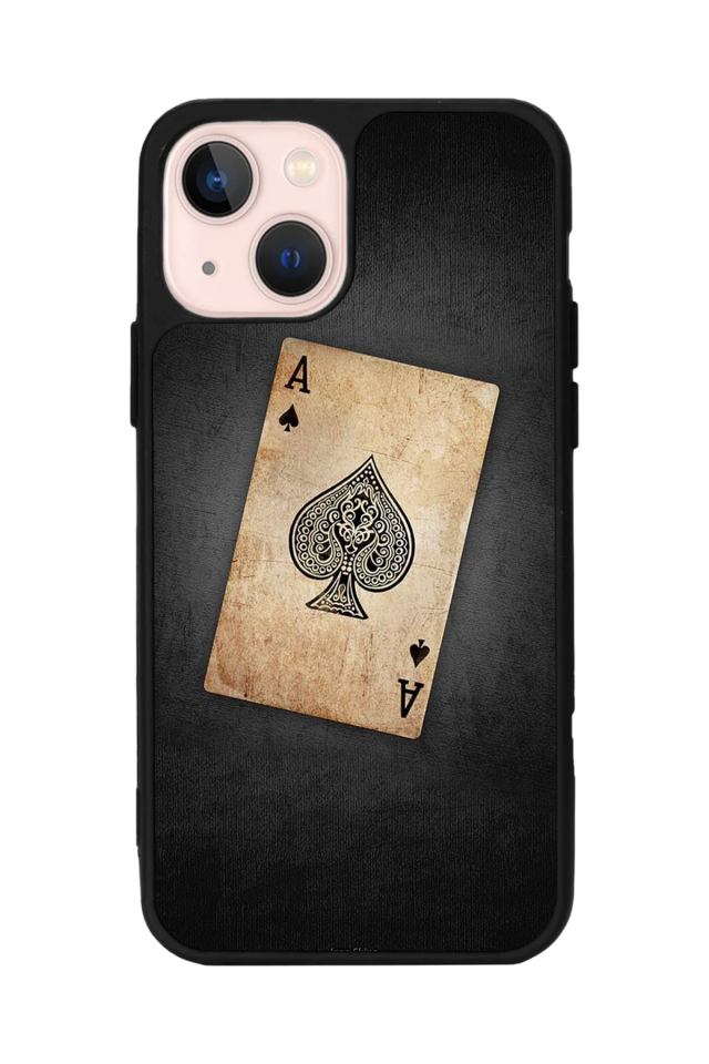iPhone 13 Mini Uyumlu Kart Tasarımlı Glossy Premium Kılıf