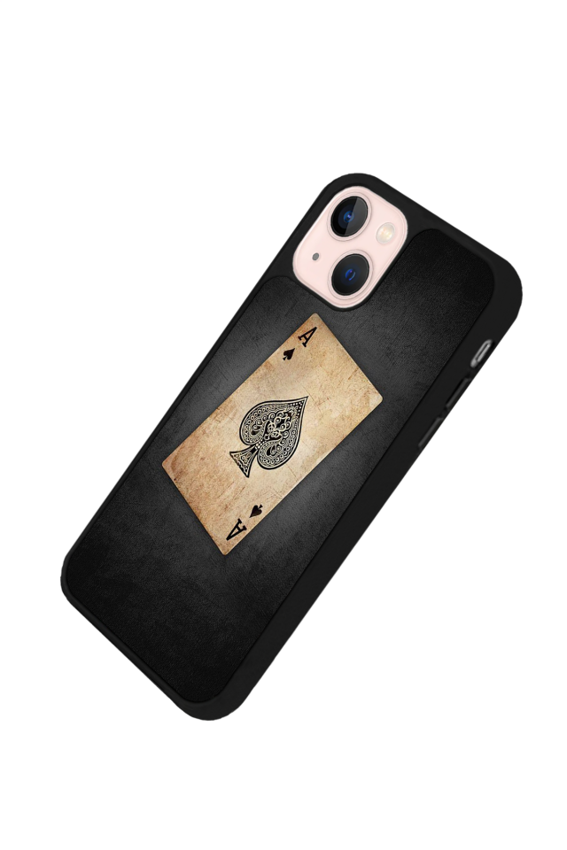 iPhone 13 Mini Uyumlu Kart Tasarımlı Glossy Premium Kılıf