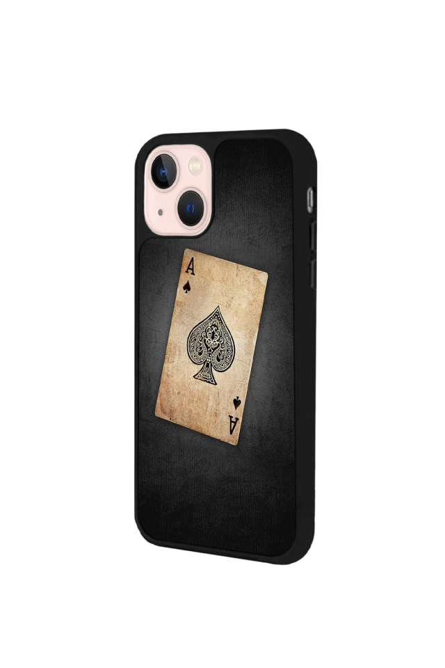 iPhone 13 Mini Uyumlu Kart Tasarımlı Glossy Premium Kılıf