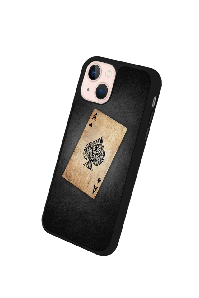 iPhone 13 Mini Uyumlu Kart Tasarımlı Glossy Premium Kılıf