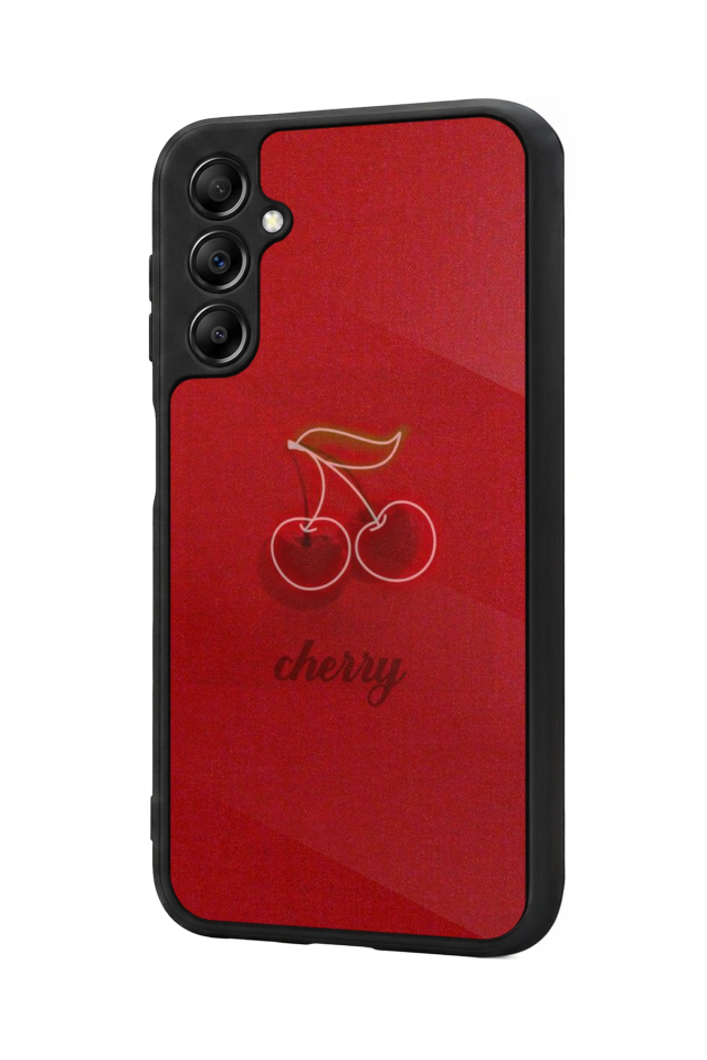 Samsung Galaxy A14 Uyumlu Kiraz Tasarımlı Glossy Premium Kılıf