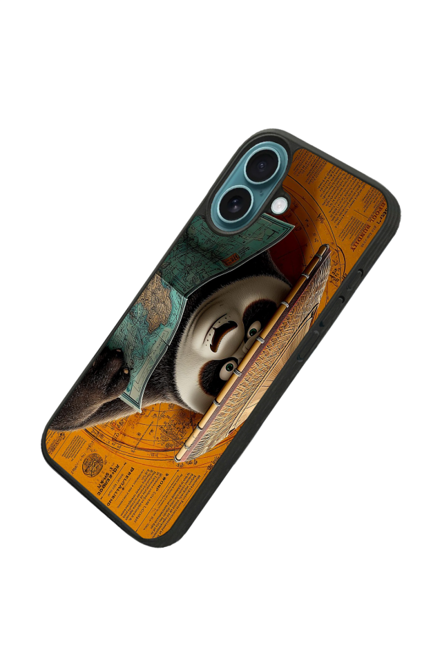 iPhone 16 Plus Uyumlu Kung Fu Panda Tasarımlı Glossy Premium Kılıf