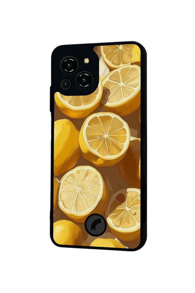 Reeder S23 Pro Max Uyumlu Limon Tasarımlı Glossy Premium Kılıf