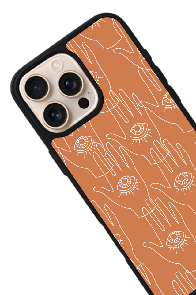 iPhone 16 Pro Uyumlu Line Art Tasarımlı Glossy Premium Kılıf