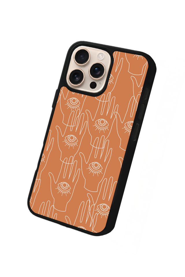 iPhone 16 Pro Uyumlu Line Art Tasarımlı Glossy Premium Kılıf
