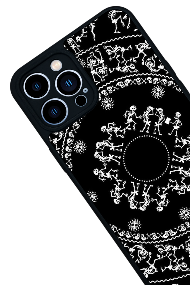 iPhone 13 Pro Max Uyumlu Mandala Tasarımlı Glossy Premium Kılıf