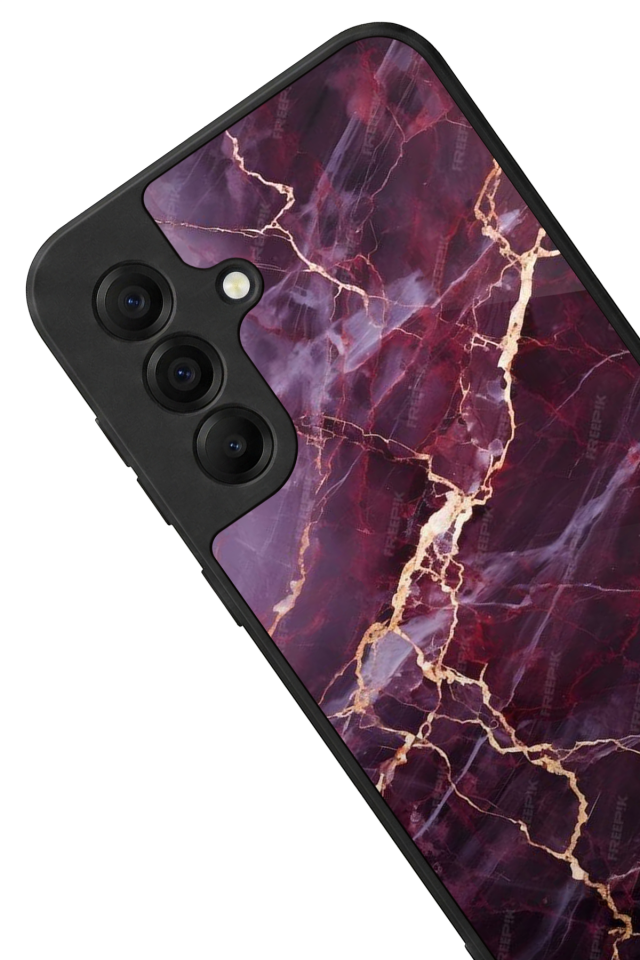 Samsung Galaxy A17 Uyumlu Mermer Marble Tasarımlı Glossy Premium Kılıf
