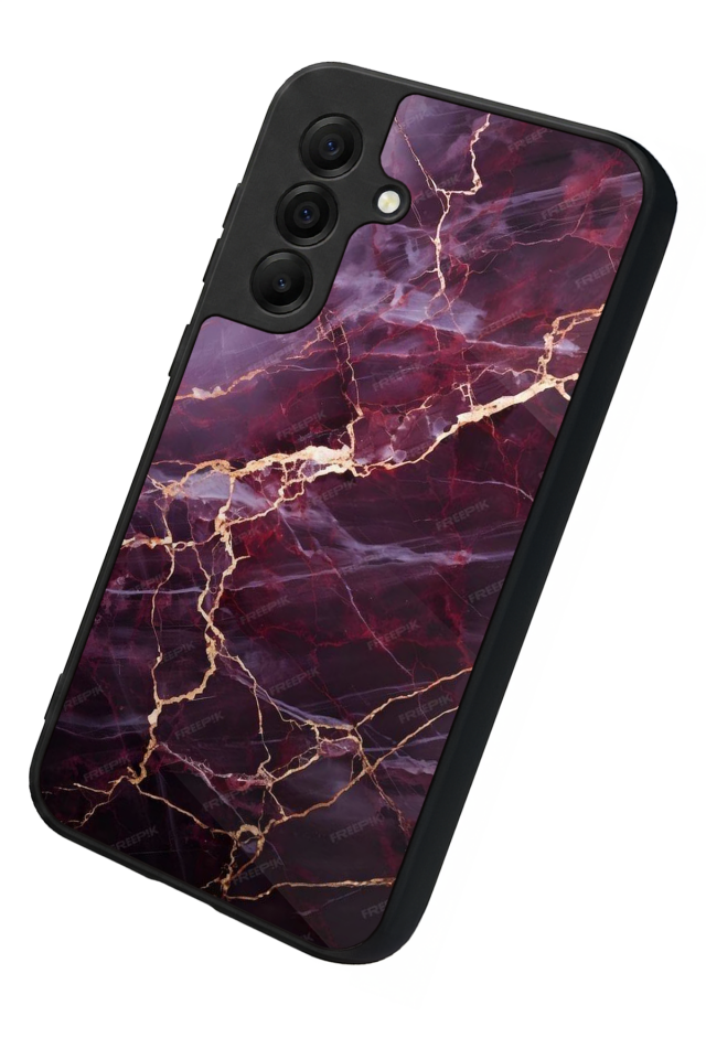 Samsung Galaxy A17 Uyumlu Mermer Marble Tasarımlı Glossy Premium Kılıf