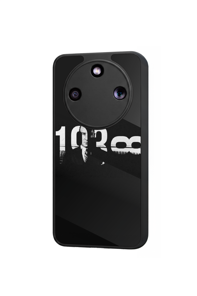 Honor Magic 8 Lite Uyumlu Mustafa Kemal Ataturk Tasarımlı Glossy Premium Kılıf
